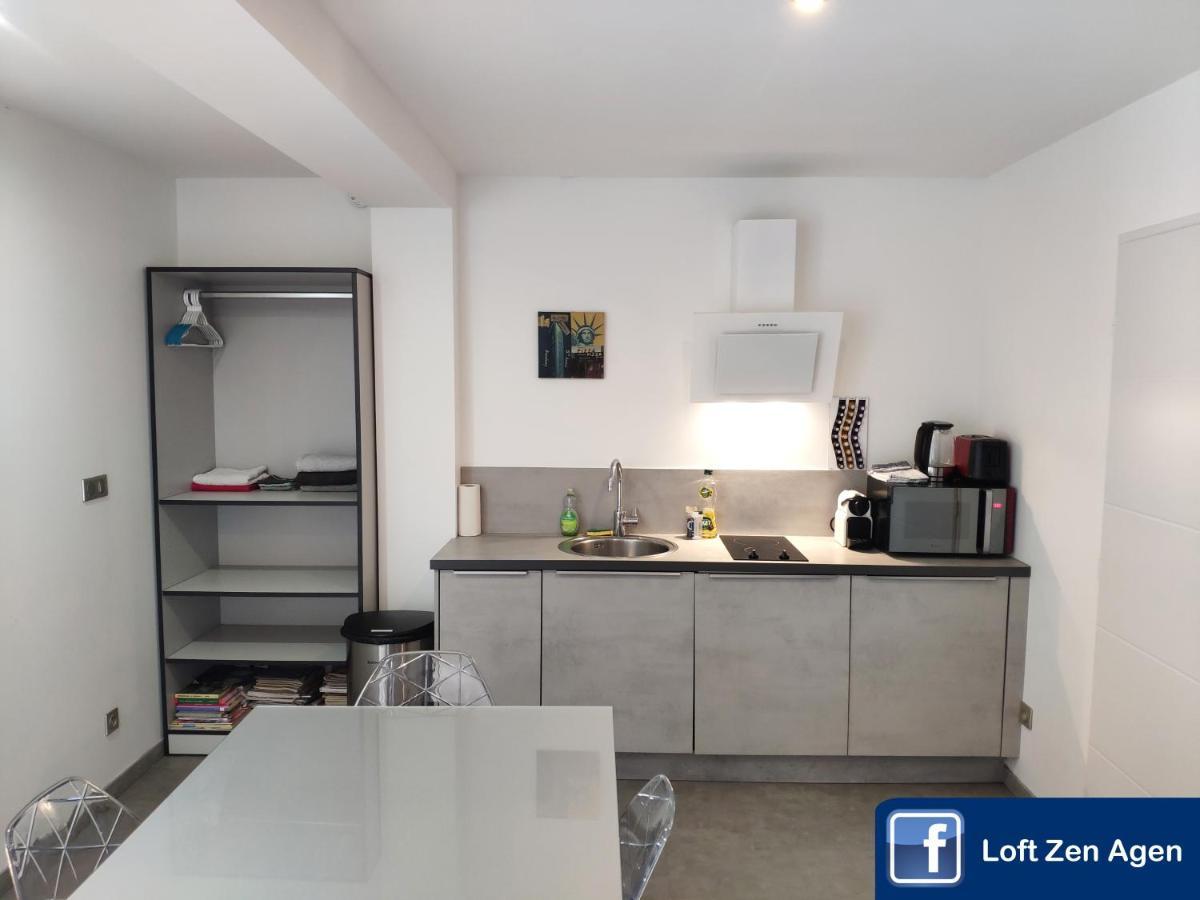Loft Zen Spa Balneo Parking Gratuit Sauna Hammam Billard Agen Kültér fotó